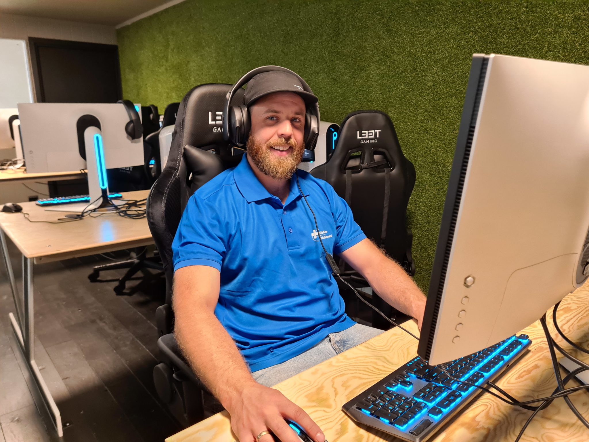 Steffen Hodne, virksomhetVi har et flott gaming-rom med 16 spillstasjoner. Har kan du komme på drop-in eller booke som gruppe og spille med dine venner.sleder for Blå Kors Vision Aktivitetspark