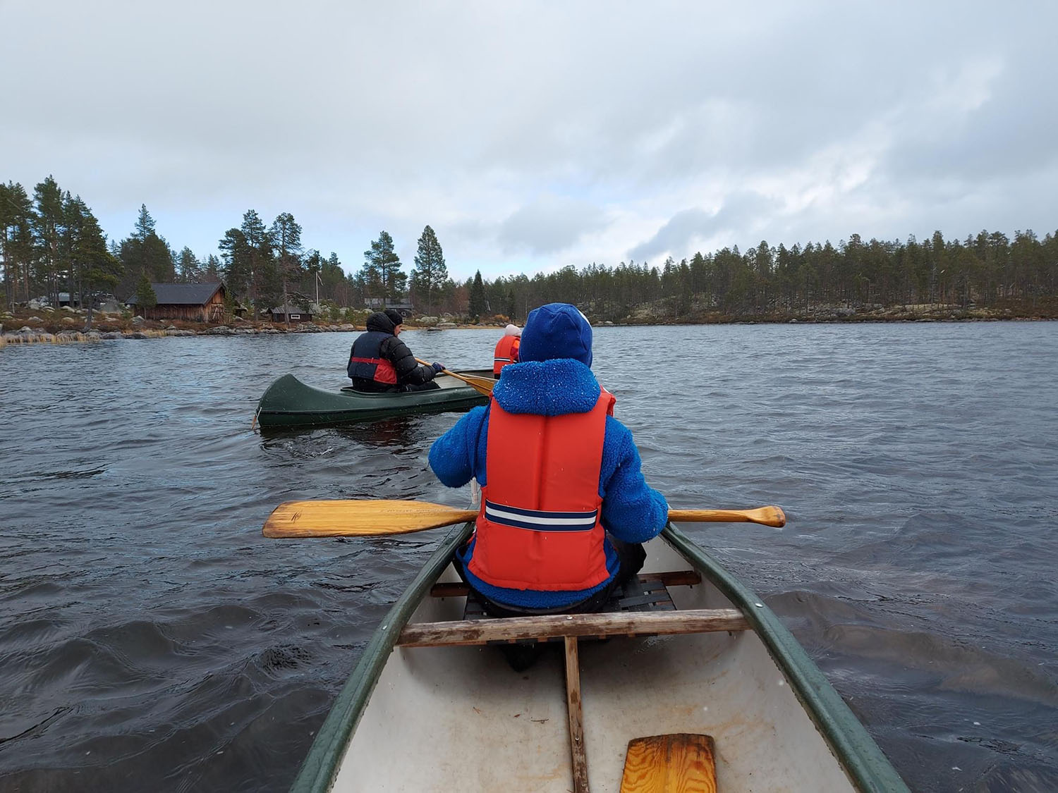 kanotur på vannet