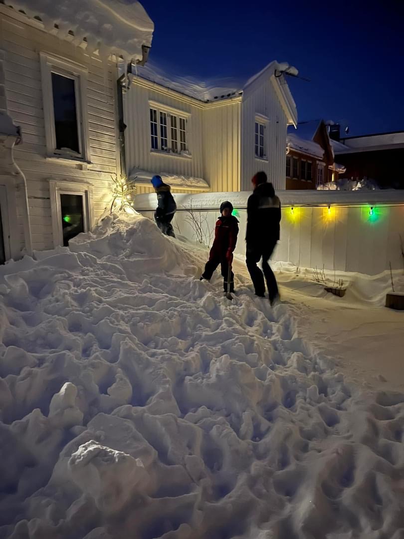 snøaktiviteter på vinteren