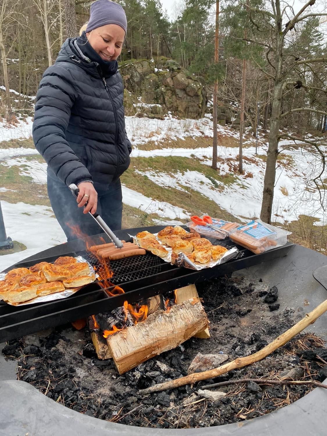 grilling ute i naturen